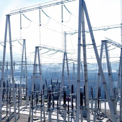 Tour de transmission d'électricité en acier galvanisé