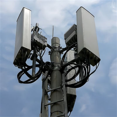 Signal téléphonique Wifi 5G Station de base cellulaire Télécommunications en acier Monopole Tour 5 10 20 25 30 35 40 Mètre