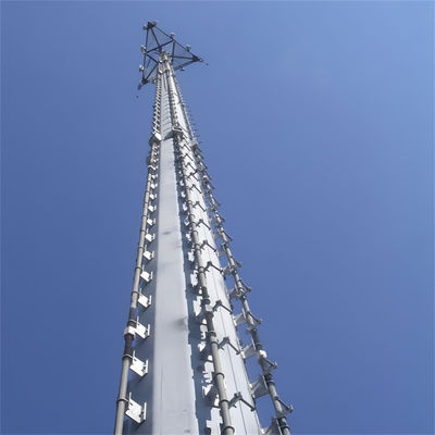 Signal téléphonique Wifi 5G Station de base cellulaire Télécommunications en acier Monopole Tour 5 10 20 25 30 35 40 Mètre