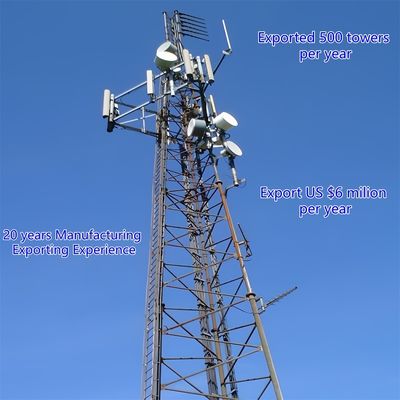 Code d'état de l'ouverture du serveur 403 3 Leg Tower Steel pour une expansion stable et forte du réseau de télécommunications