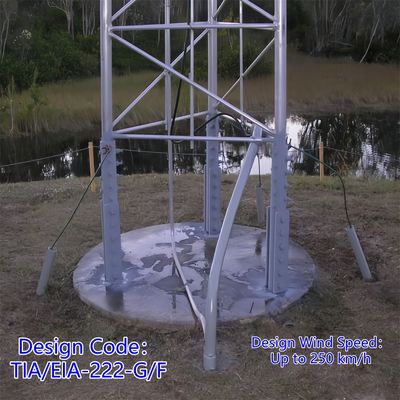 Code d'état de l'ouverture du serveur 403 3 Leg Tower Steel pour une expansion stable et forte du réseau de télécommunications