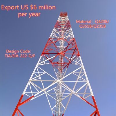 5 10 15 20 25 30 M Autoportant en acier galvanisé angulaire 3 jambes tour