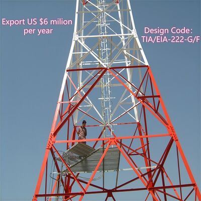 20 30 40M 4 jambes grille d'acier angulaire durable 5G Wifi booster de signal cellulaire tour de télécommunication