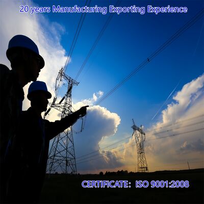 Haute tension 220KV 500KV en acier galvanisé à angle de transmission de puissance