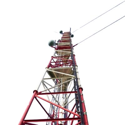 3 pieds fil galvanisé durable acier galvanisé 30 40 50 65m 4G 5G Wifi Radio satellite télécommunication tour