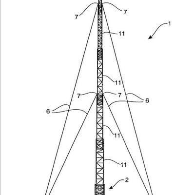 Tour télescopique galvanisée en acier 30M Truck de communication montée Antenne 40M/S Résistance au vent Certifié ISO