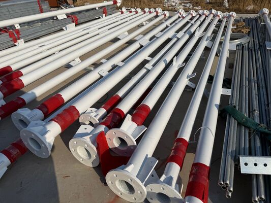 Versatile Design 3 Legged Tubular Steel Tower Suitable for Multiple Applications Including Antenna and Lighting Support