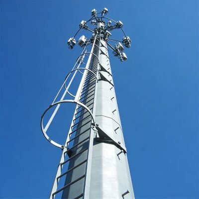 16 24 32M Urban Aesthetic Monopole Galvanized Steel Self Supporting Outdoor 5G 4G Satellite Landscape Telecom Tower