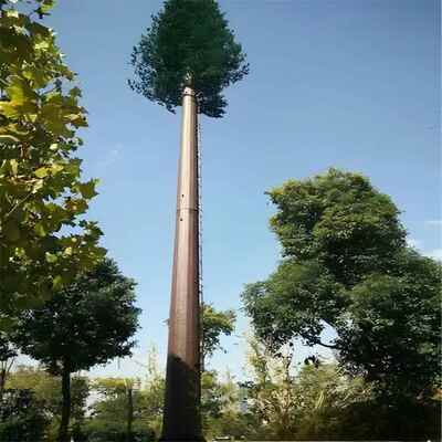 30M Bionic Tree Tower conçu pour reproduire les arbres naturels avec des matériaux durables et des montures d'antenne intégrées pour les télécommunications