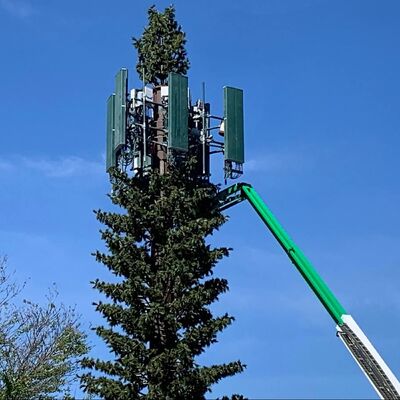 Résistance aux impacts artificiels de la tour d'arbre bionique KV 27 joules à diverses températures pour la fiabilité structurelle