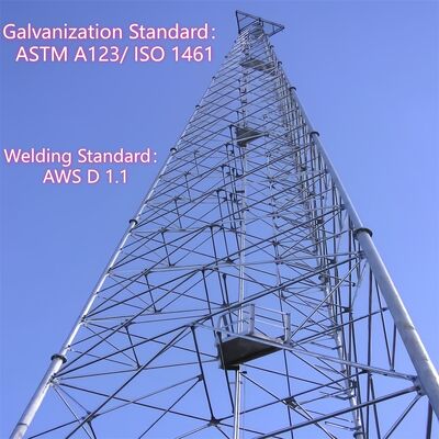 Tour tubulaire en acier de 30M à 3 pieds, conçue pour les applications de télécommunication, de micro-ondes, de surveillance, d'observation et de sécurité