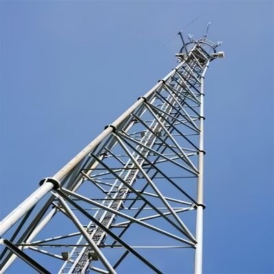 Tour en acier tubulaire à 3 pieds de gros calibre avec finition galvanisée à chaud pour une résistance améliorée à la corrosion en extérieur