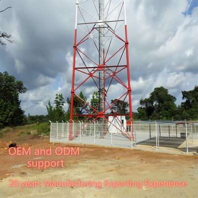 Construction de télécommunications galvanisée pour une longue durée de vie en extérieur 5G 4G Micro-ondes