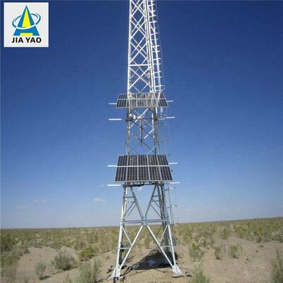 Tour de communication compatible d'énergie renouvelable pour la surveillance du parc solaire de parc éolien