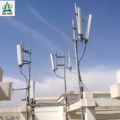 bâti de toit de tour de communication de petites cellules de profil bas unipolaire de 10M 20M pour l'amplification du signal 5G