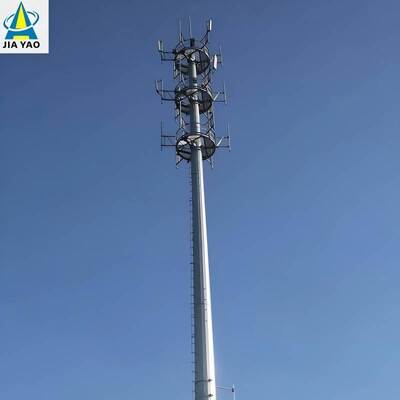tour d'antenne à ondes millimétriques à gain élevé 5G unipolaire de 12 32M pour une couverture rurale à long terme