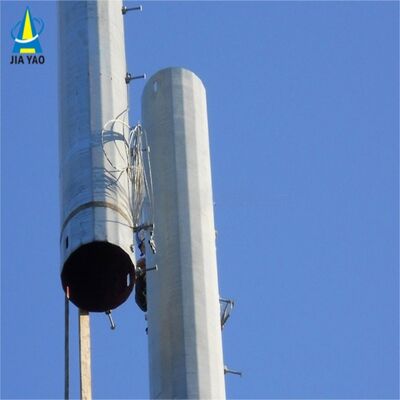 tour de communication unipolaire en acier de vieillissement de 28M pour la couverture du signal