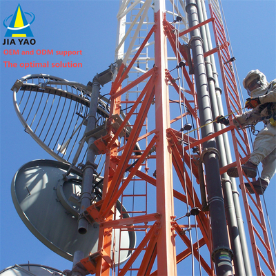 écurie à haute résistance de tour de communication à 3 pattes de 36M pour la station de base de vallée