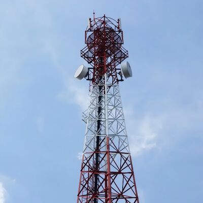 38M Modular Assembled 4 Legged Tower Quick Build For 5G Expansion Project