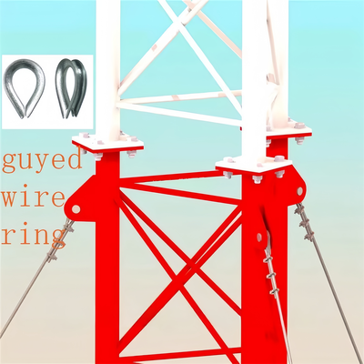 26M Lightweight Guyed Antenna Tower Quick Deploy For Emergency Response