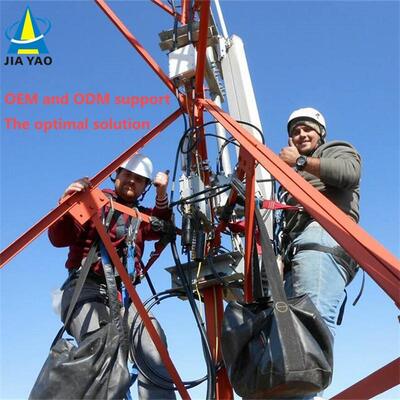 Tour à 3 pattes détachable galvanisée par immersion chaude de 50M rentable pour les télécoms de zone minière