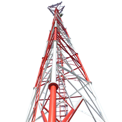tour de télécom de tube de l'acier 3 de 45m 56m 67m 75Meter Q355 pour le secteur d'enseignement d'université