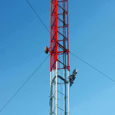 tour haubanée érigée rapide de 38M pour la communication de secours en cas de catastrophe