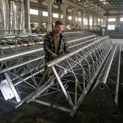 25m High Guy Wire Mast Steel Guyed Radio 4g 5g Isp Communication Tower