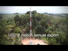 Tour de communication en acier à trois pattes